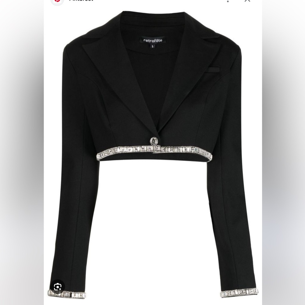 Retrofete Neely Cropped Blazer